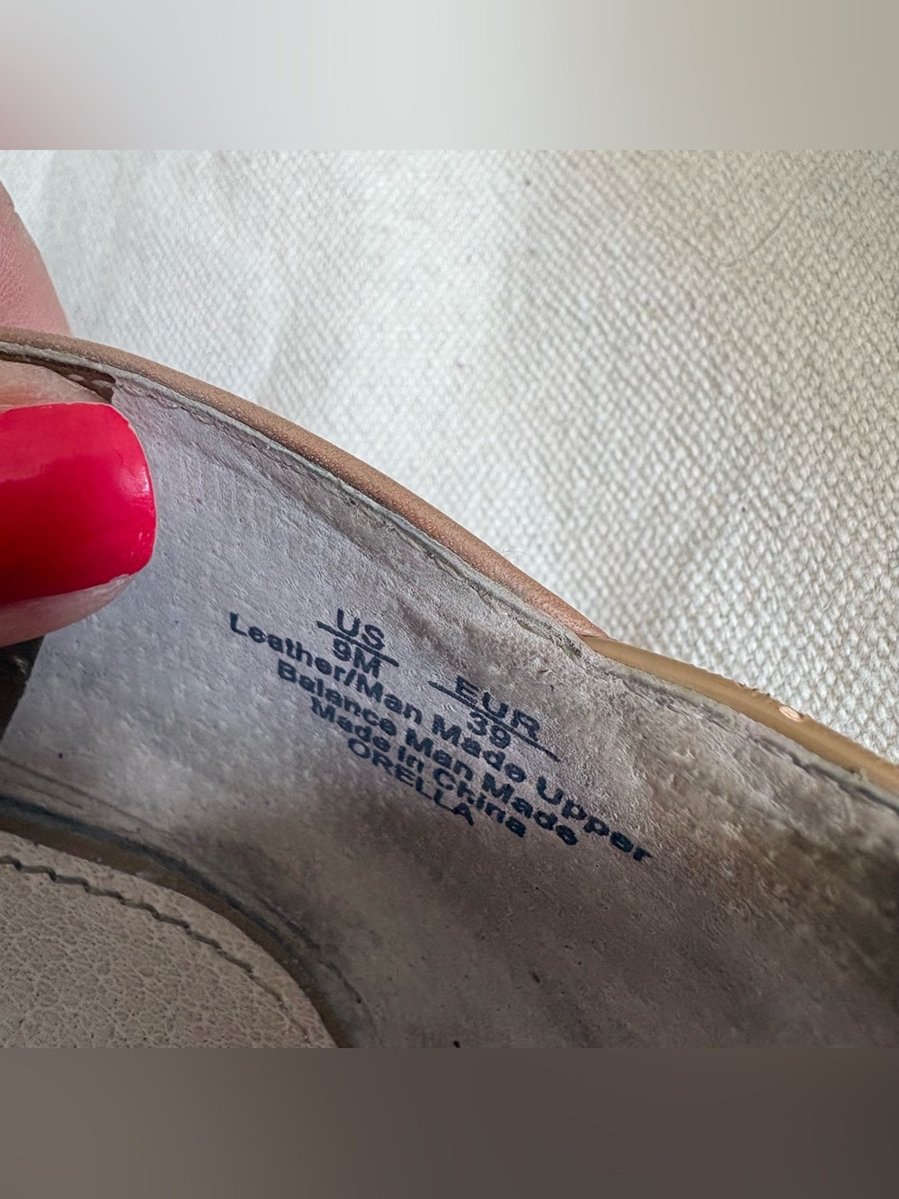Sam Edelman Beige Leather Slip-On Pointed Toe Stiletto Pumps Women US 9 M - Picture 5 of 8
